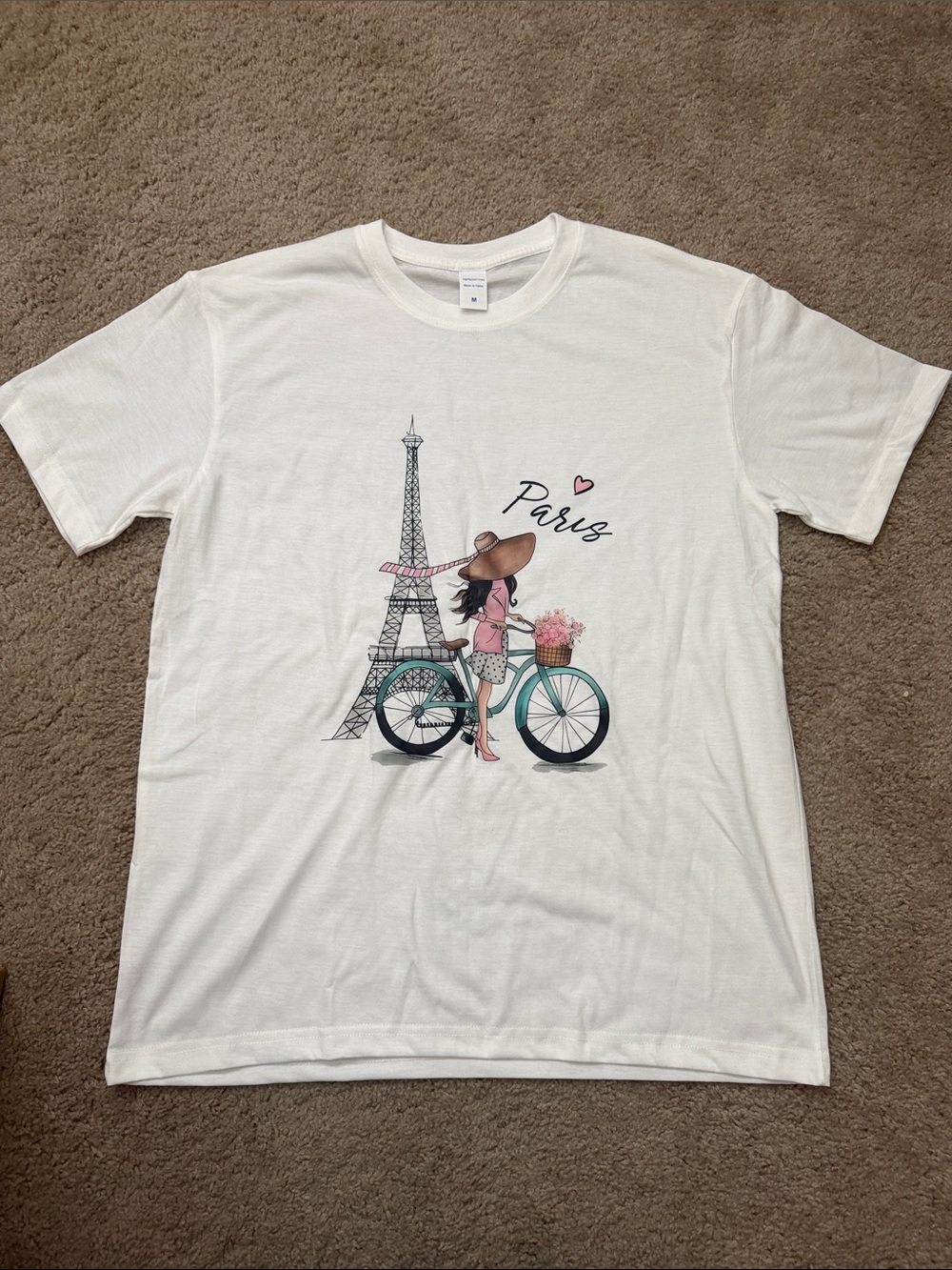 Paris Graphic Tee - White